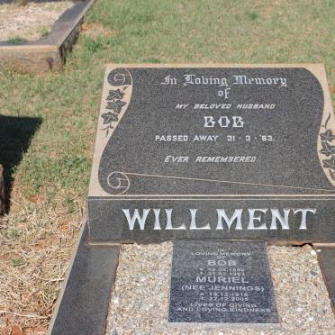 WILLMENT Bob 1896-1963 &amp; Muriel JENNINGS 1916-2005