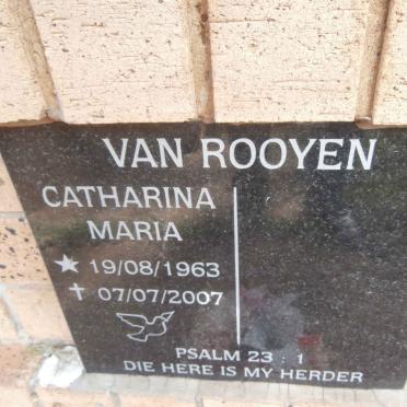 ROOYEN Catharina Maria, van 1963-2007