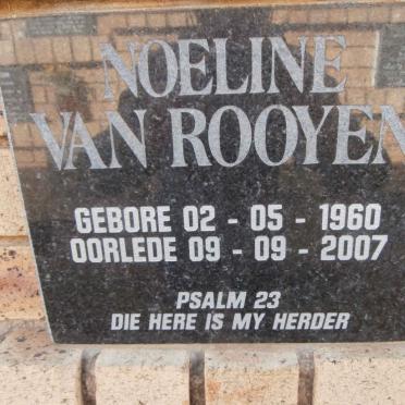 ROOYEN Noeline, van 1960-2007