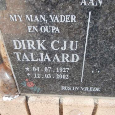TALJAARD Dirk C.J.U. 1927-2002