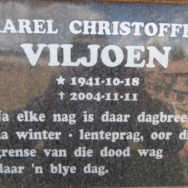 VILJOEN Karel Christoffel 1941-2004