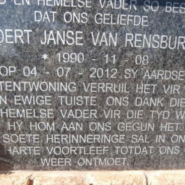 RENSBURG Coert, Janse van 1990-2012