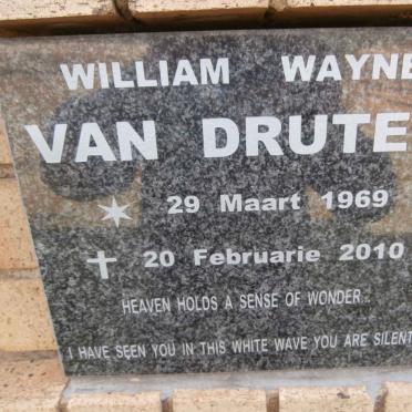 DRUTEN William Wayne, van 1969-2010