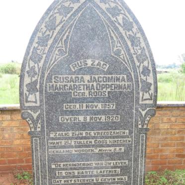 OPPERMAN Susara Jacomina Margaretha nee ROOS 1857-1920