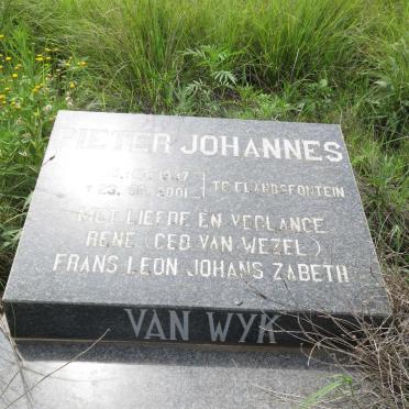 WYK Pieter Johannes, van 1947-2001