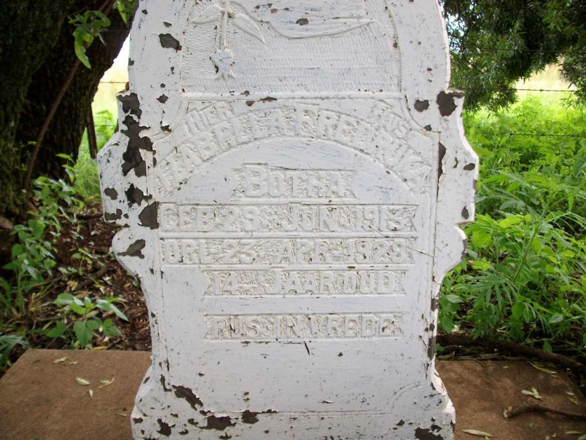 BOTHA Izabella Frederika 1913-1928