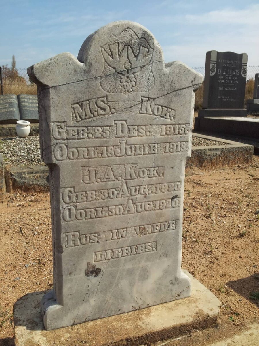 KOK M.S. 1915-1918 :: J.A. 1920-1920