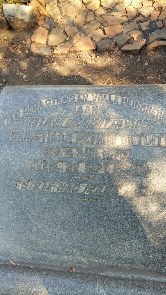 TOIT Christiaan Petrus, du 1870-1936