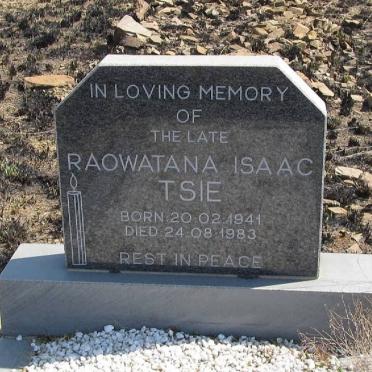 TSIE Raowatana Isaac 1941-1983
