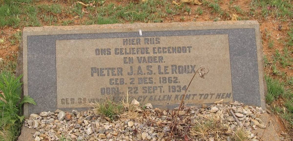 ROUX Pieter J.A.S., Le 1862-1934