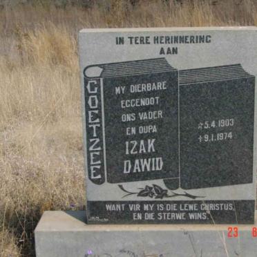 COETZEE Izak Dawid 1903-1974