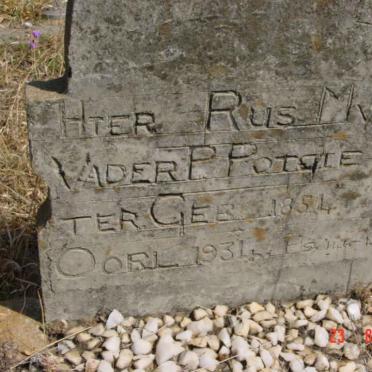 POTGIETER P. 1854-1934