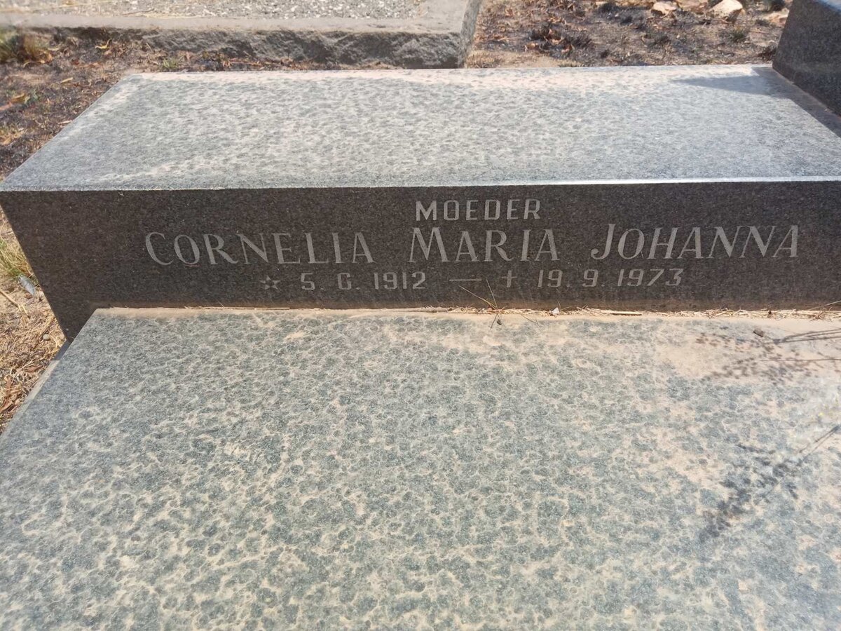 JOOSTE Cornelia Maria Johanna 1912-1973