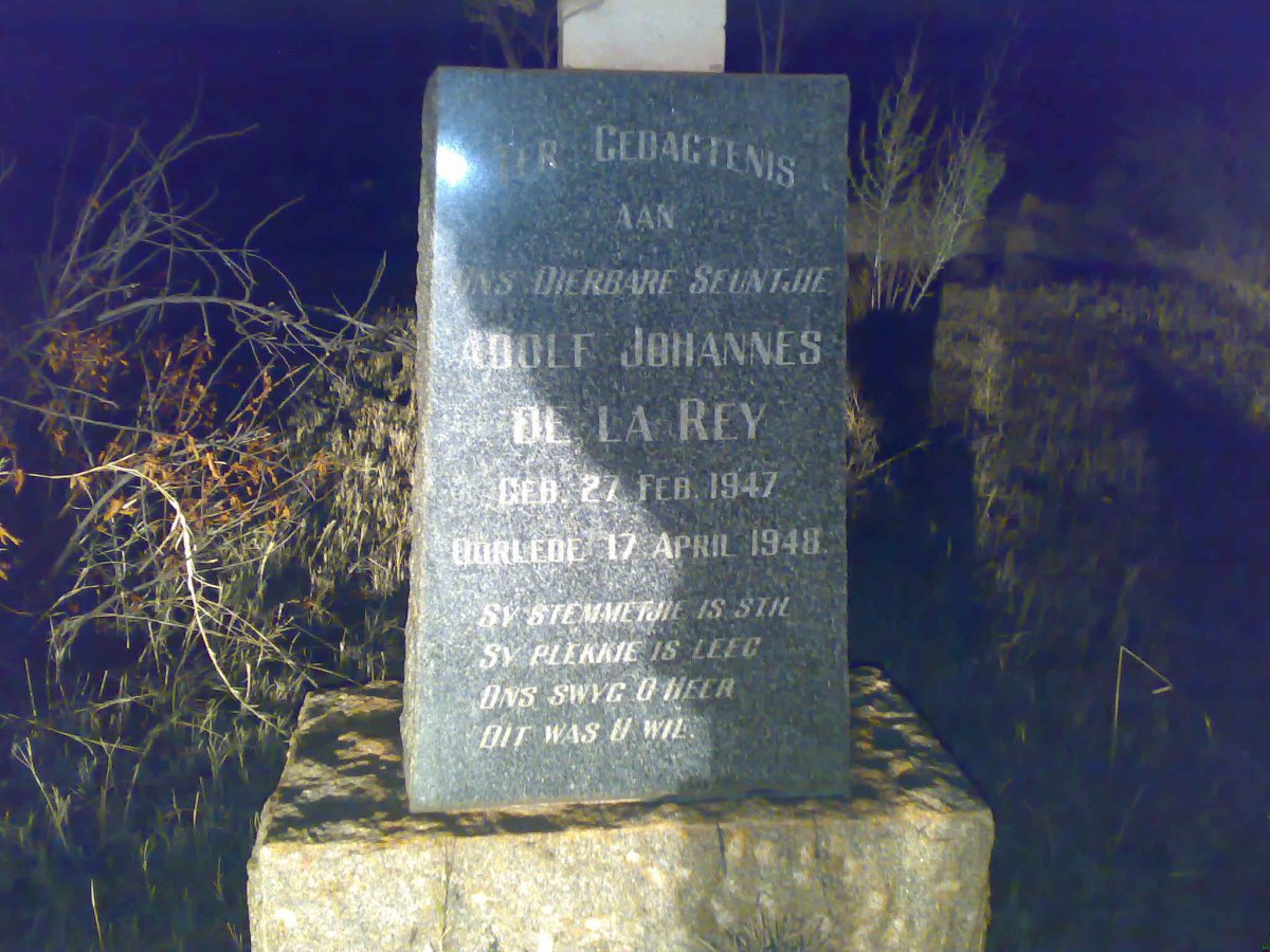 REY Adolf Johannes, de la 1947-1948