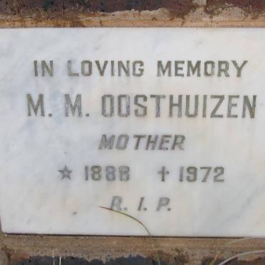 OOSTHUIZEN M.M. 1888-1972