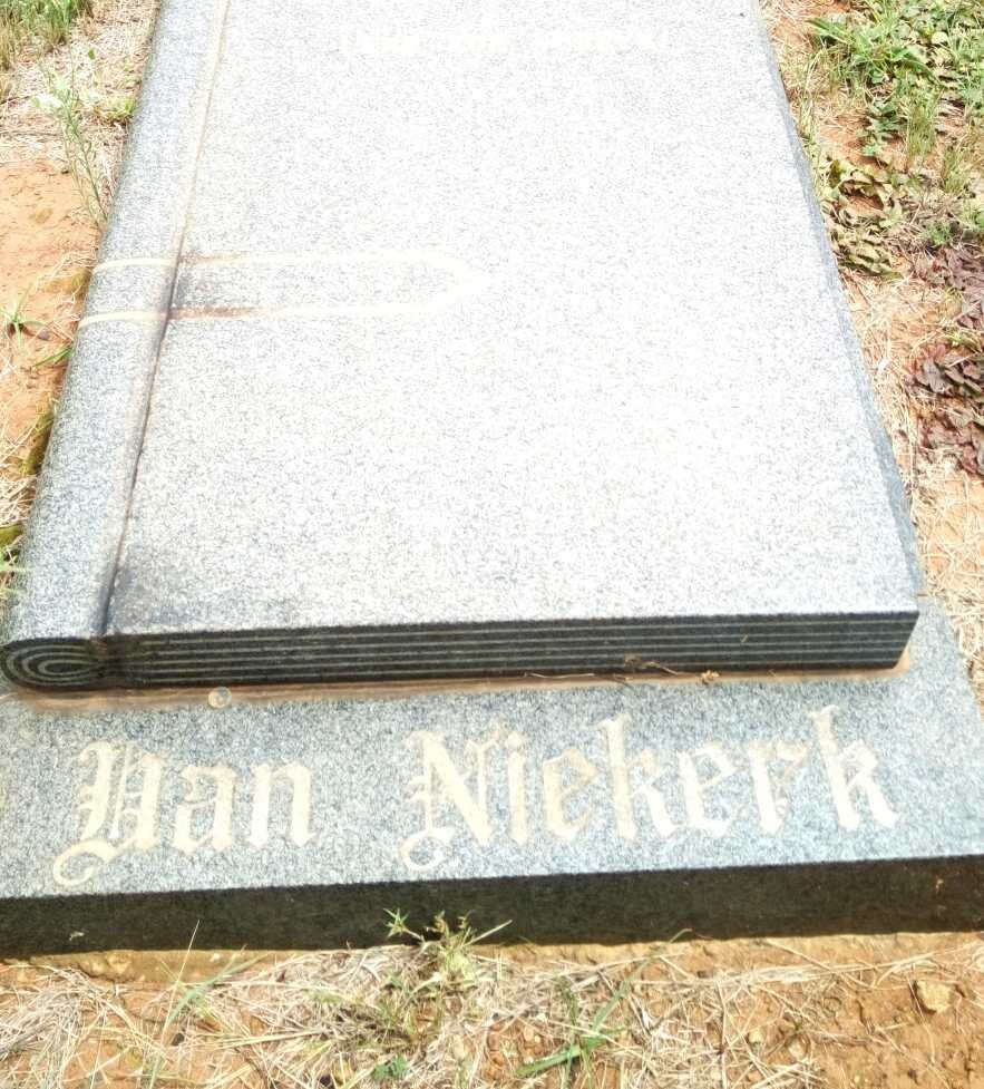 NIEKERK Niek, van 1950-1988