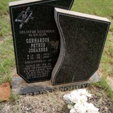 REDELINGHUYS Gerhardus Petrus Johannes 1933-2010