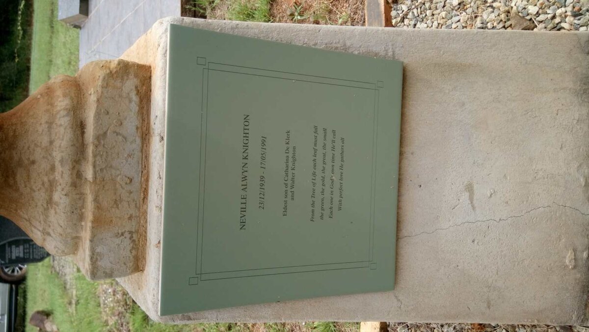 KNIGHTON Neville Alwyn 1939-1991