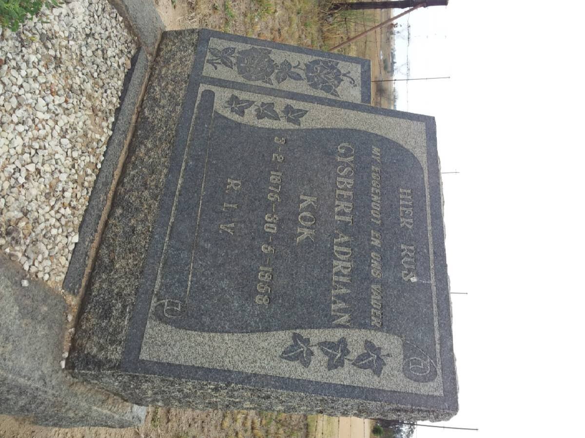 KOK Gysbert Adriaan 1875-1958