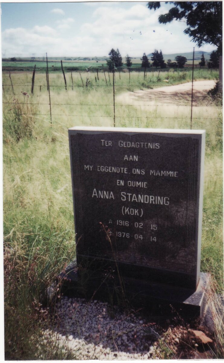 STANDRING Anna nee KOK 1916-1976