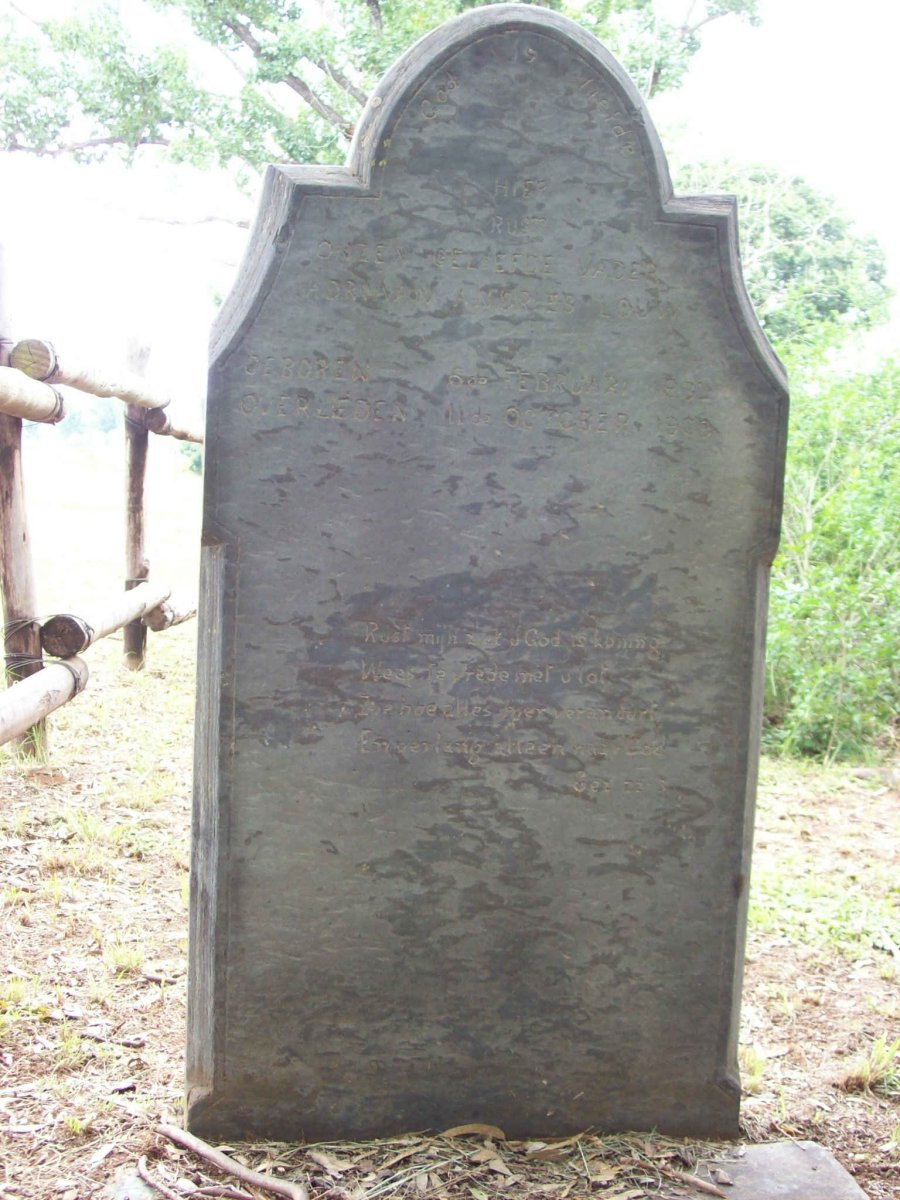 LOUW Adriaan Andries 1832-1909