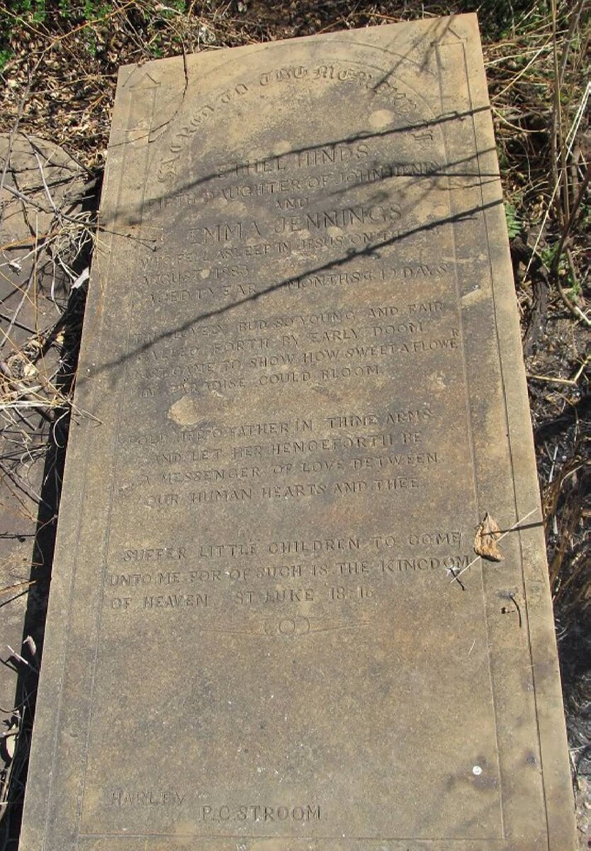 JENNINGS Ethel Hinds -1883