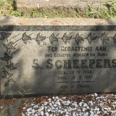 SCHEEPERS S. 1858-1947