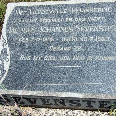 SEVENSTER Jacobus Johannes 1905-1963