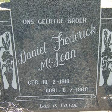 McLEAN Daniel Frederick 1910-1968