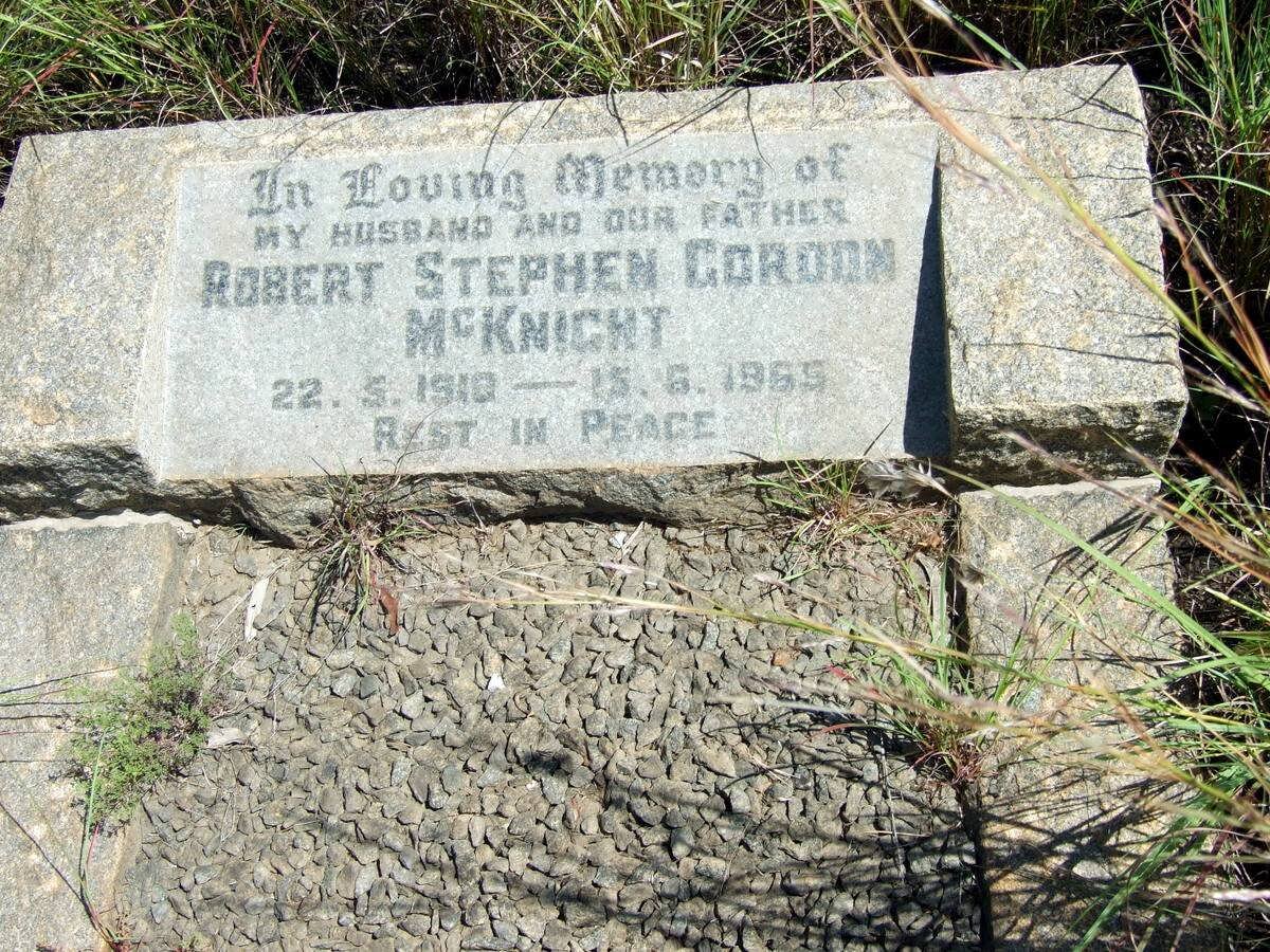 McKNIGHT Robert Stephen Gordon 1910-1965