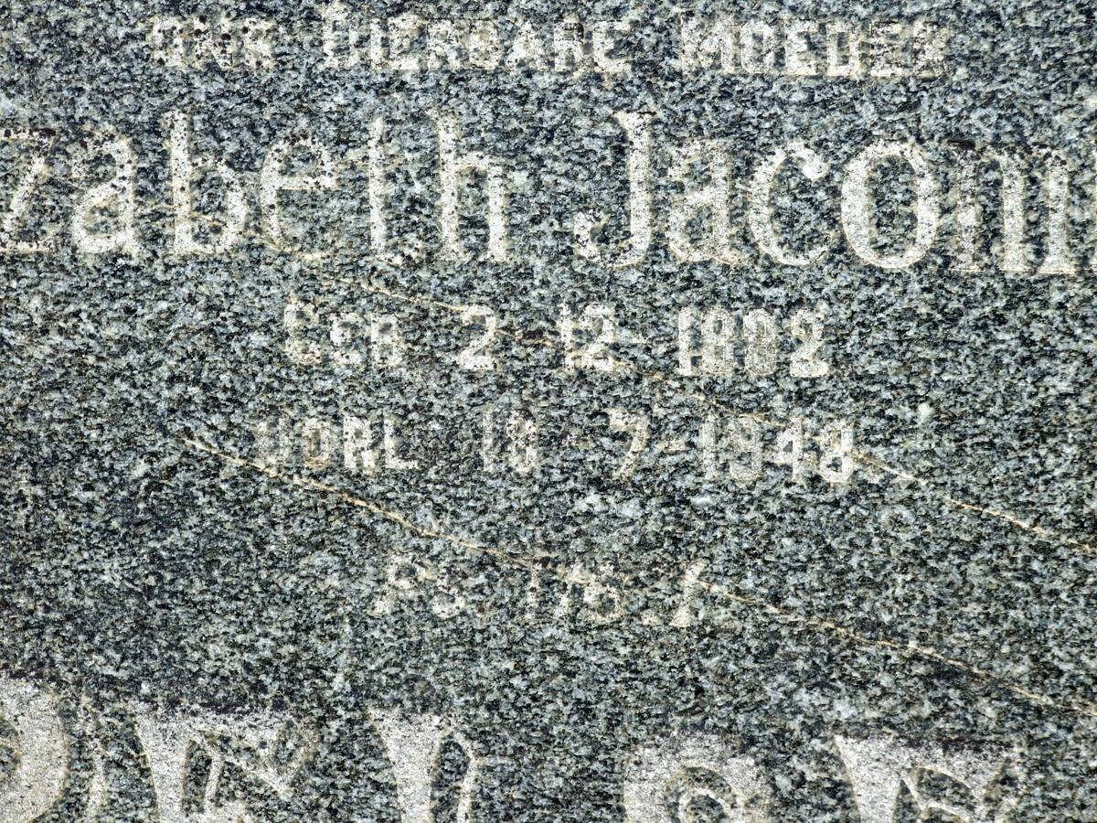 PELSER Elizabeth Jacomina 1882-1948