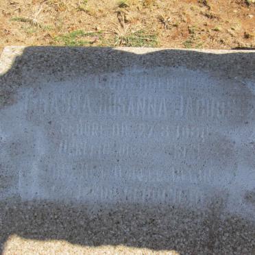 JACOBS Johanna Susanna