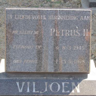 VILJOEN Petrus H. 1945-1978