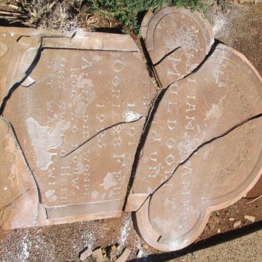 MULDOON William James 1901-1925