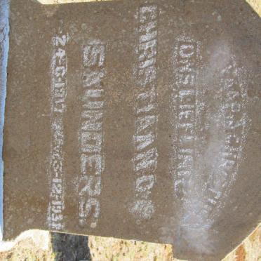 SAUNDERS Christiaan O. ? 1917-1931