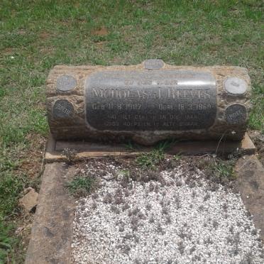 REEVES Nicolas J. 1907-1960