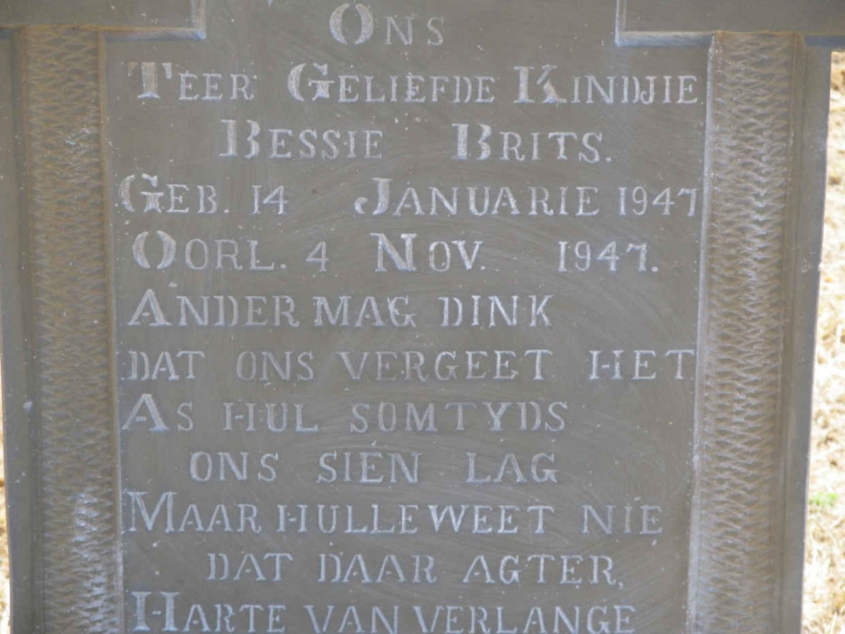 BRITS Bessie 1947-1947