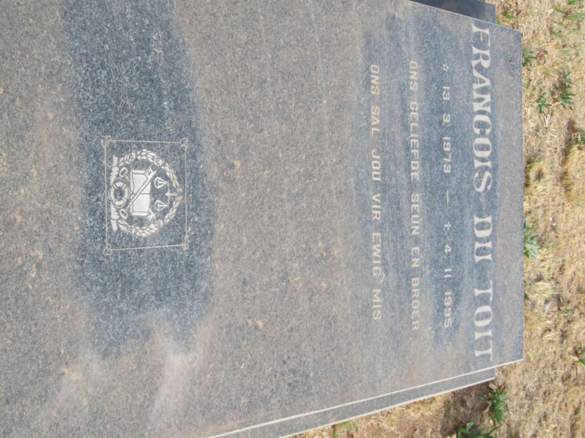 TOIT Francois, du 1973-1995