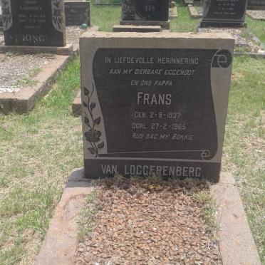 LOGGERENBERG Frans, van 1937-1965