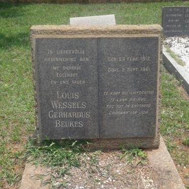 BEUKES Louis Wessels Gerhardus 1912-1961