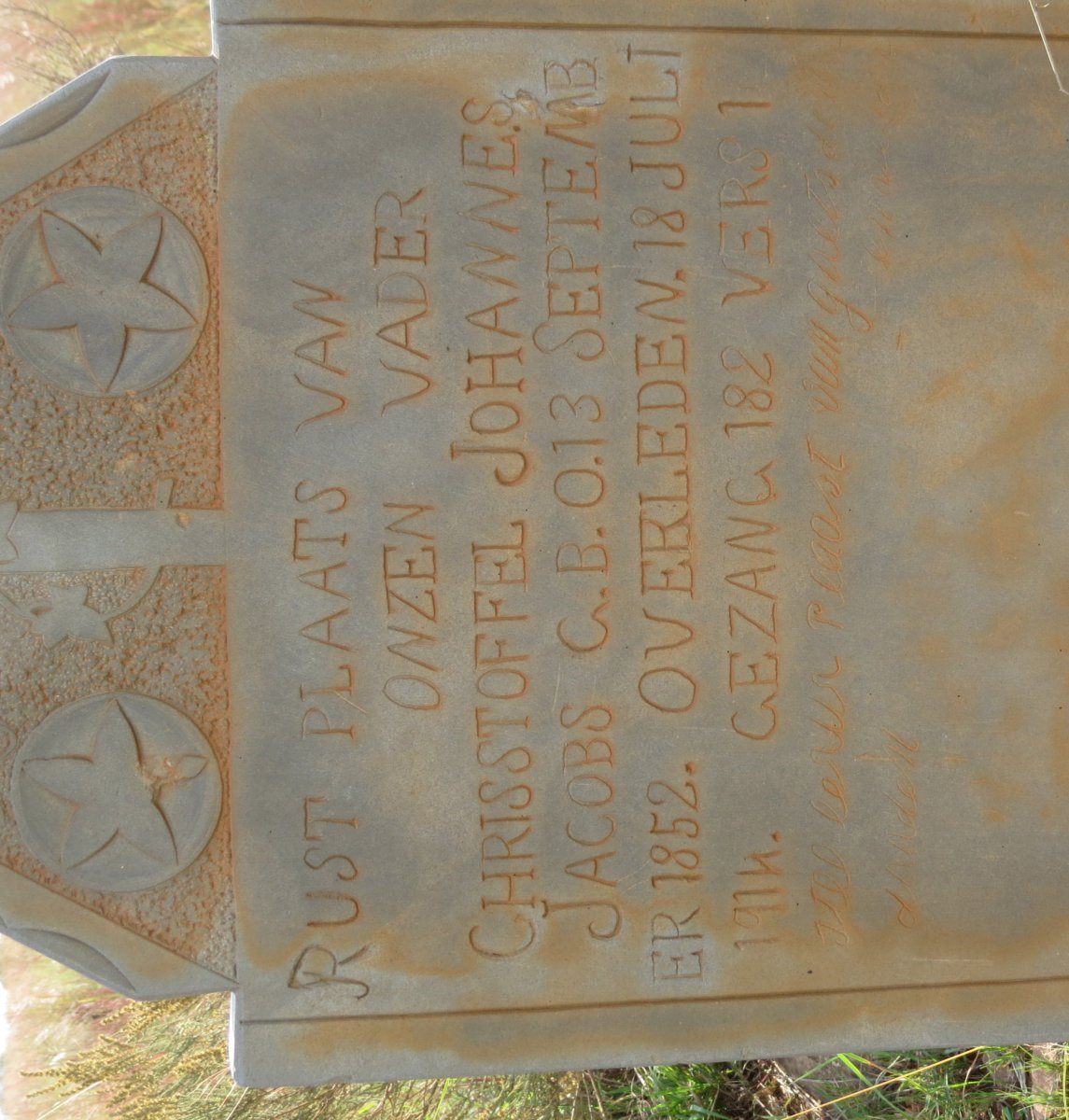 JACOBS Chrisstoffel Johannes 1852-1914