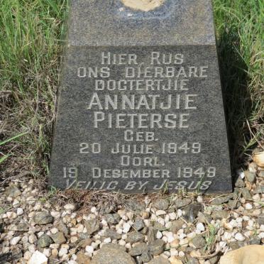 PIETERSE Annatjie 1949-1949