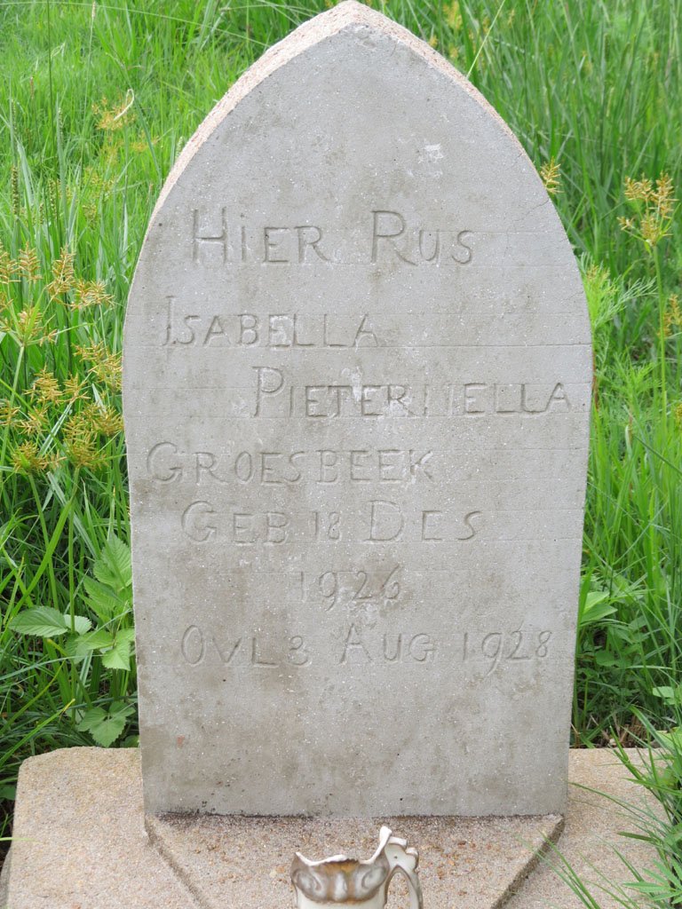GROESBEEK Isabella Pieternella 1926-1928