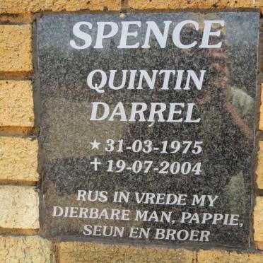 SPENCE Quintin Darrel 1975-2004