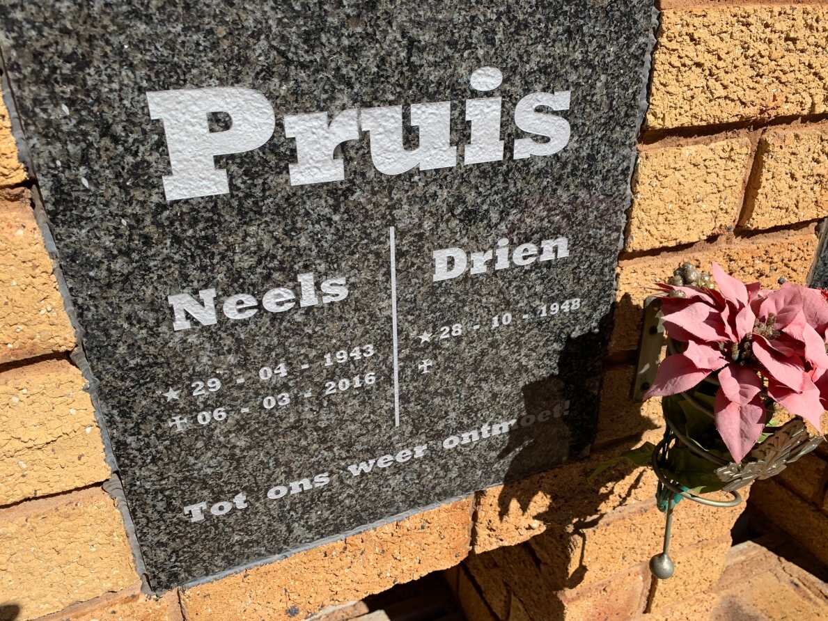 PRUIS Neels 1943-2016 &amp; Drien 1948-