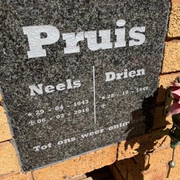 PRUIS Neels 1943-2016 &amp; Drien 1948-