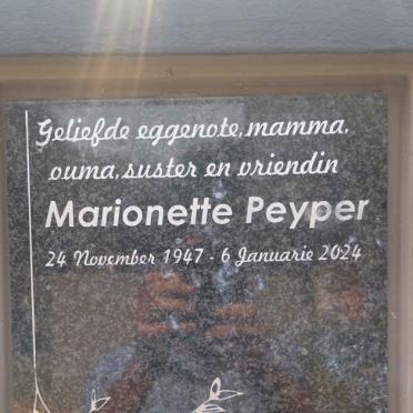 PEYPER Marionette 1947-2024 