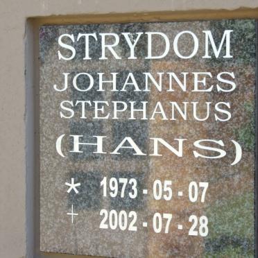 STRYDOM Johannes Stephanus 1973-2002