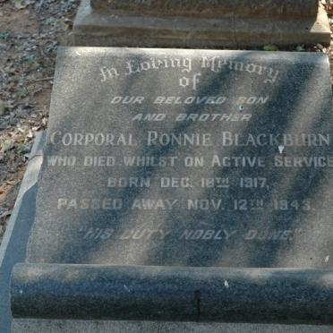 BLACKBURN Ronnie  -1917