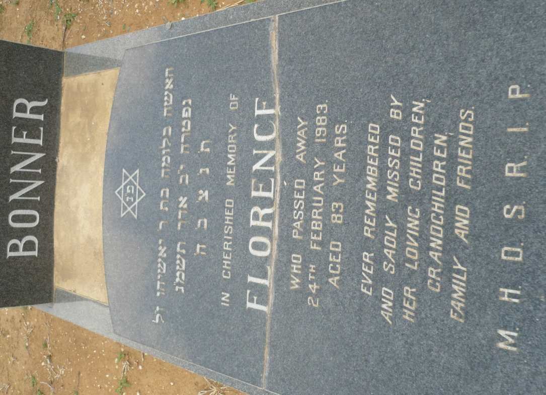 BONNER Florence  -1983